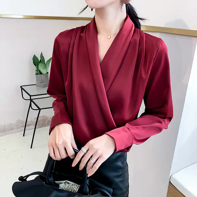 V-Neck Blouse